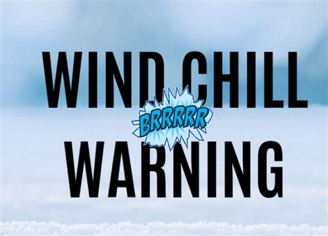 wind chill warning definition